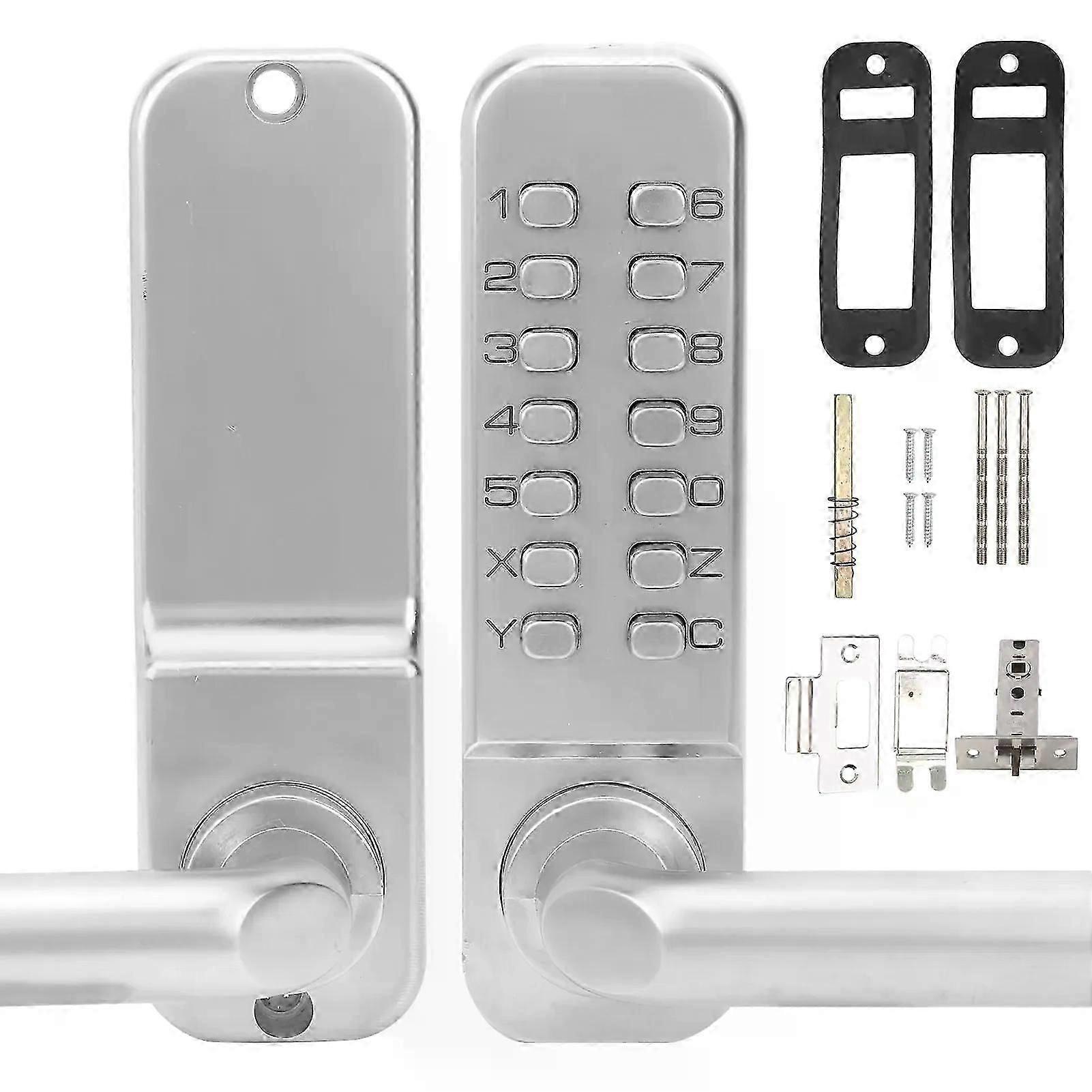 Smart Mechanical Digital Password Entry Non Power Anti Theft Safety Home Access door code lock