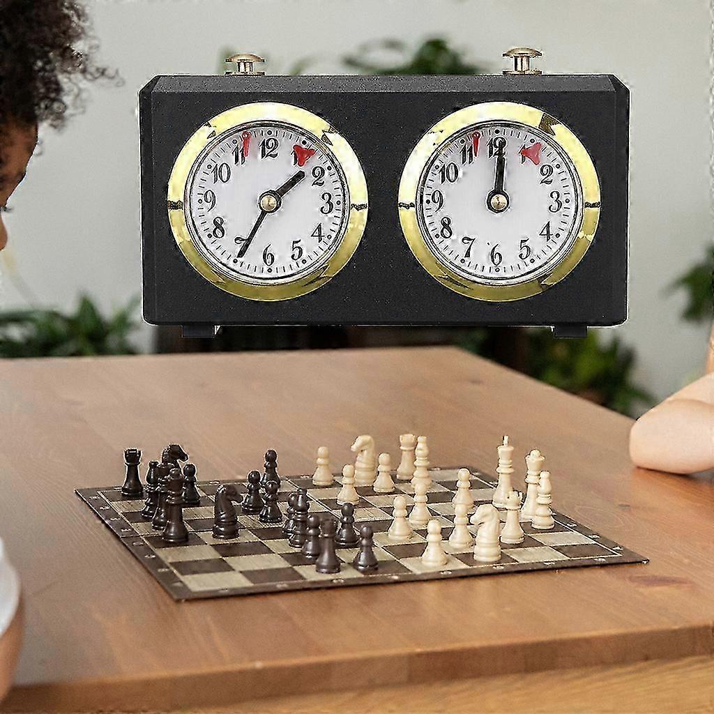 Mechanical Chess Timer Competition Count Up or Down Timer for Chess Board Game