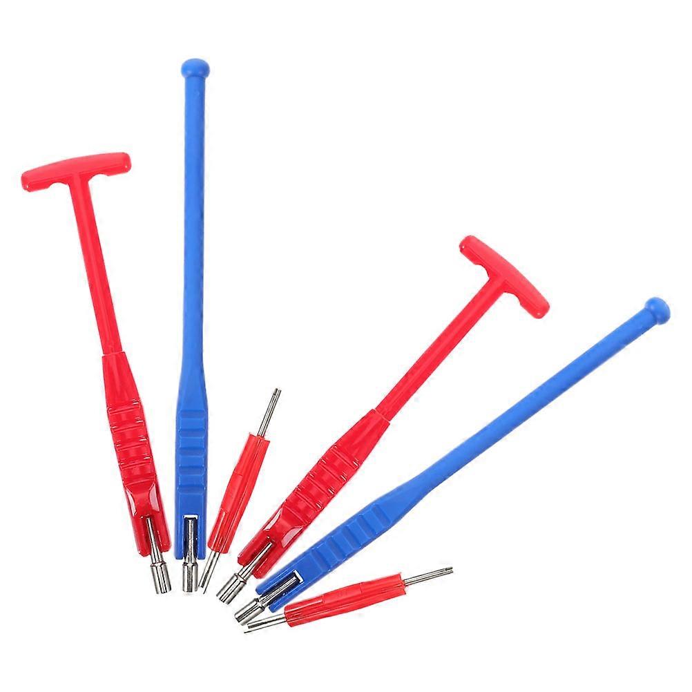 Tire Valve Stem Puller Tool Pull Out Old Stems Re-Install New Stems for Motorcycle Maintenance 6Pcs