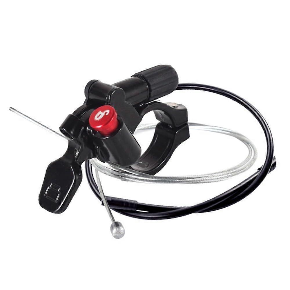 Bicycle Remote Lock Lever, Aluminium Alloy Lockout Lever for MTB BMX