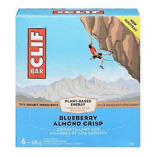 Clif Bar 70% Mirtillo Croccante Mandorla, 68 grammi x (confezione da 6)