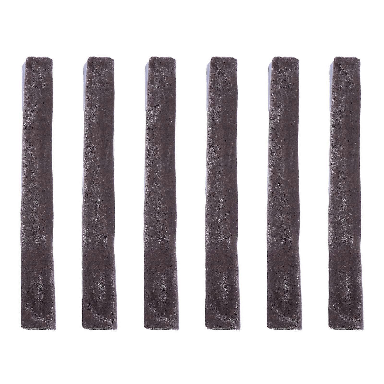 Appliance Door Handle Covers Kitchen Appliance Handle Protector Grey 38x11cm Fingerprint Resistance Waterproof 6Pcs