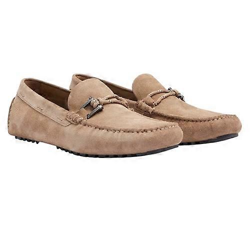 Hugo Boss Mens Driver Leather Moccasins