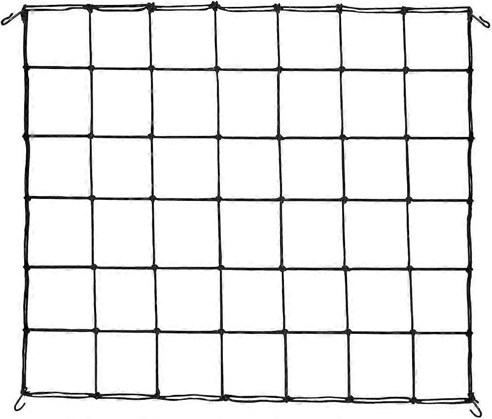 Hydroponics Scrog Net 120cm x 120cm with Hooks, Elastic Stretchy Design for Indoor Plant Support