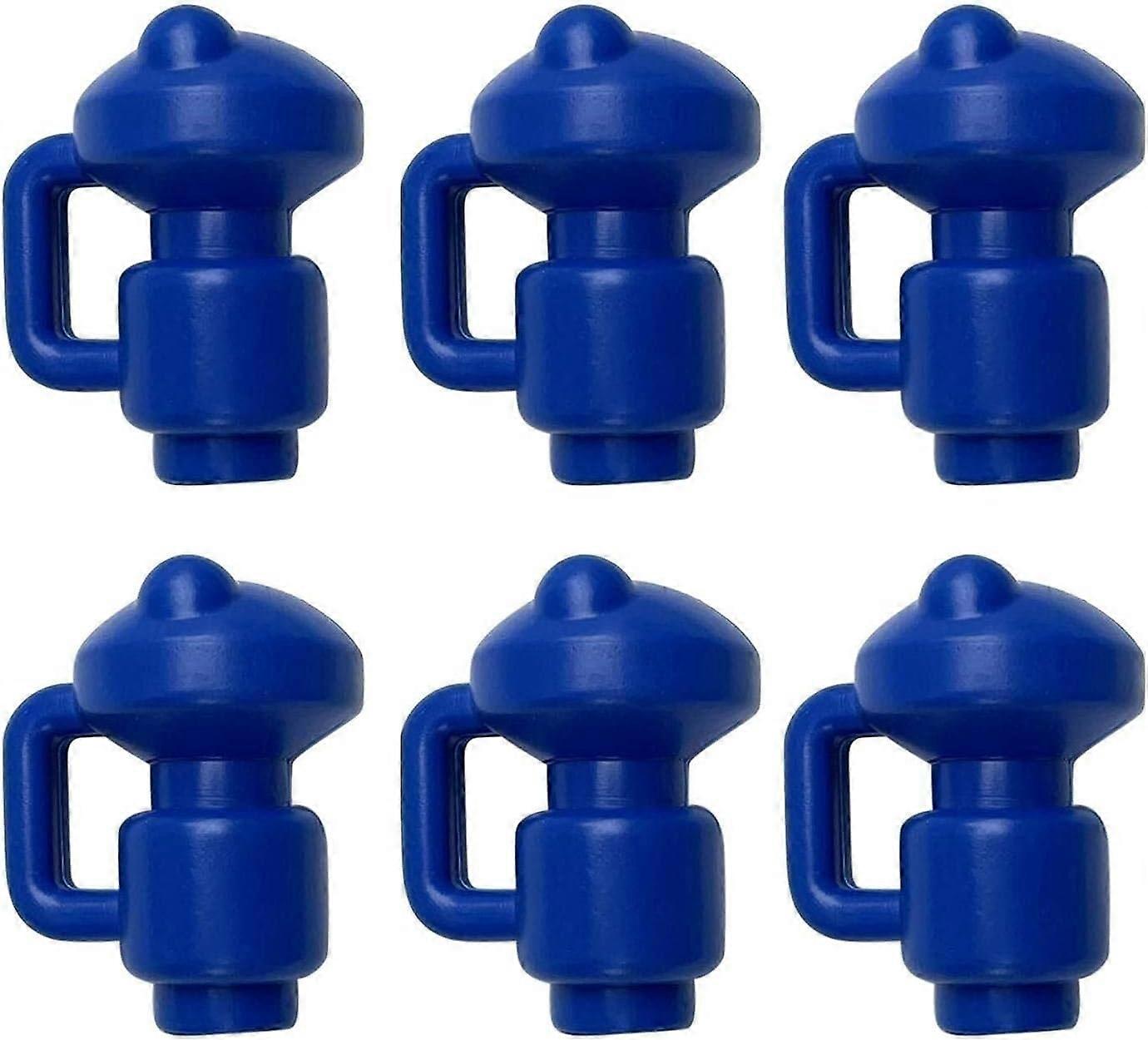 Protective End Caps Trampoline End Caps 6 Pieces Post Caps For Trampoline Net Posts Ø 28 MM, Particularly Sturdy Weatherproof End Caps ZeGoods
