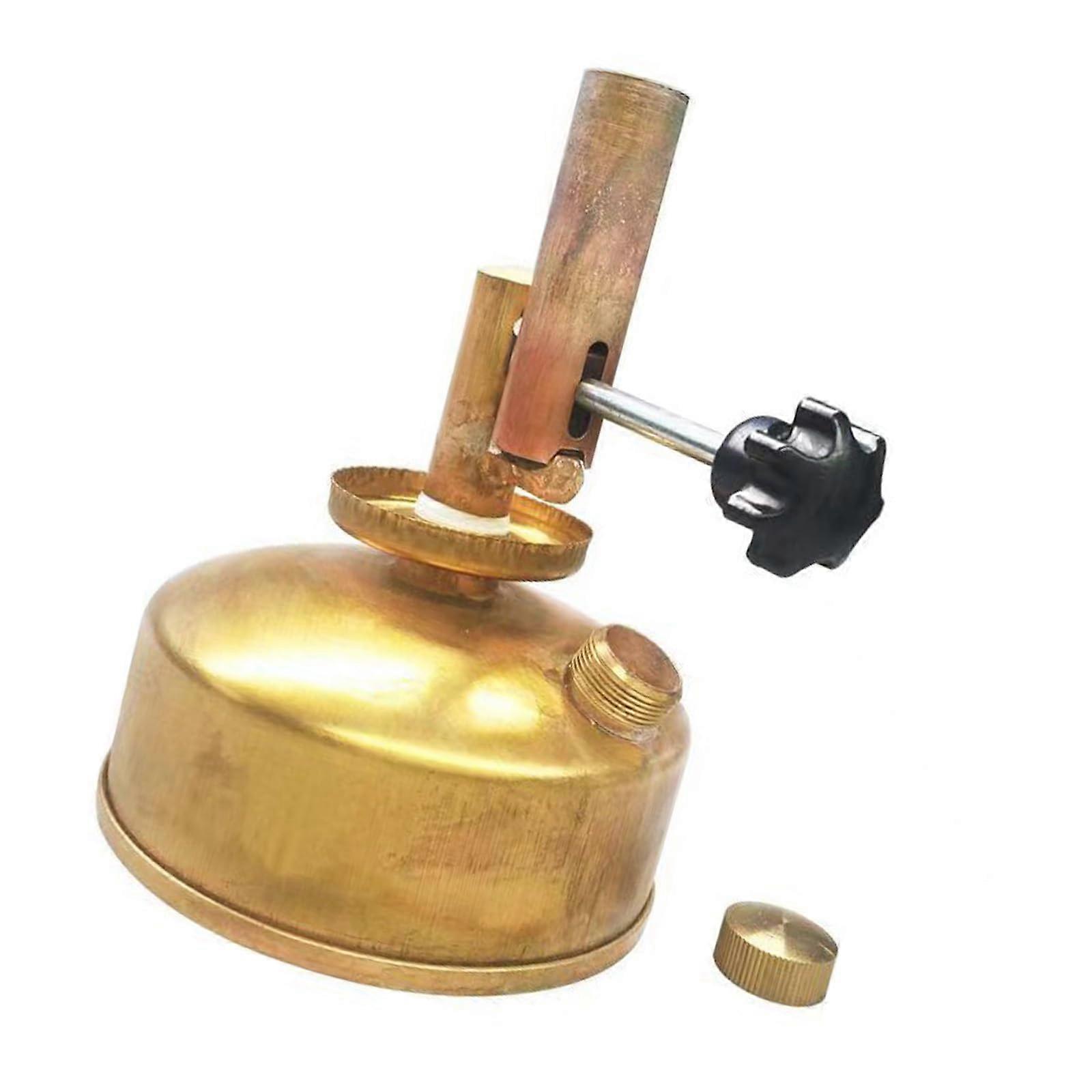 Alcoholic Lamp Burner Metal Heating Device for Chemistry Experiments, Adjustable Flame, Lab Classroom Use