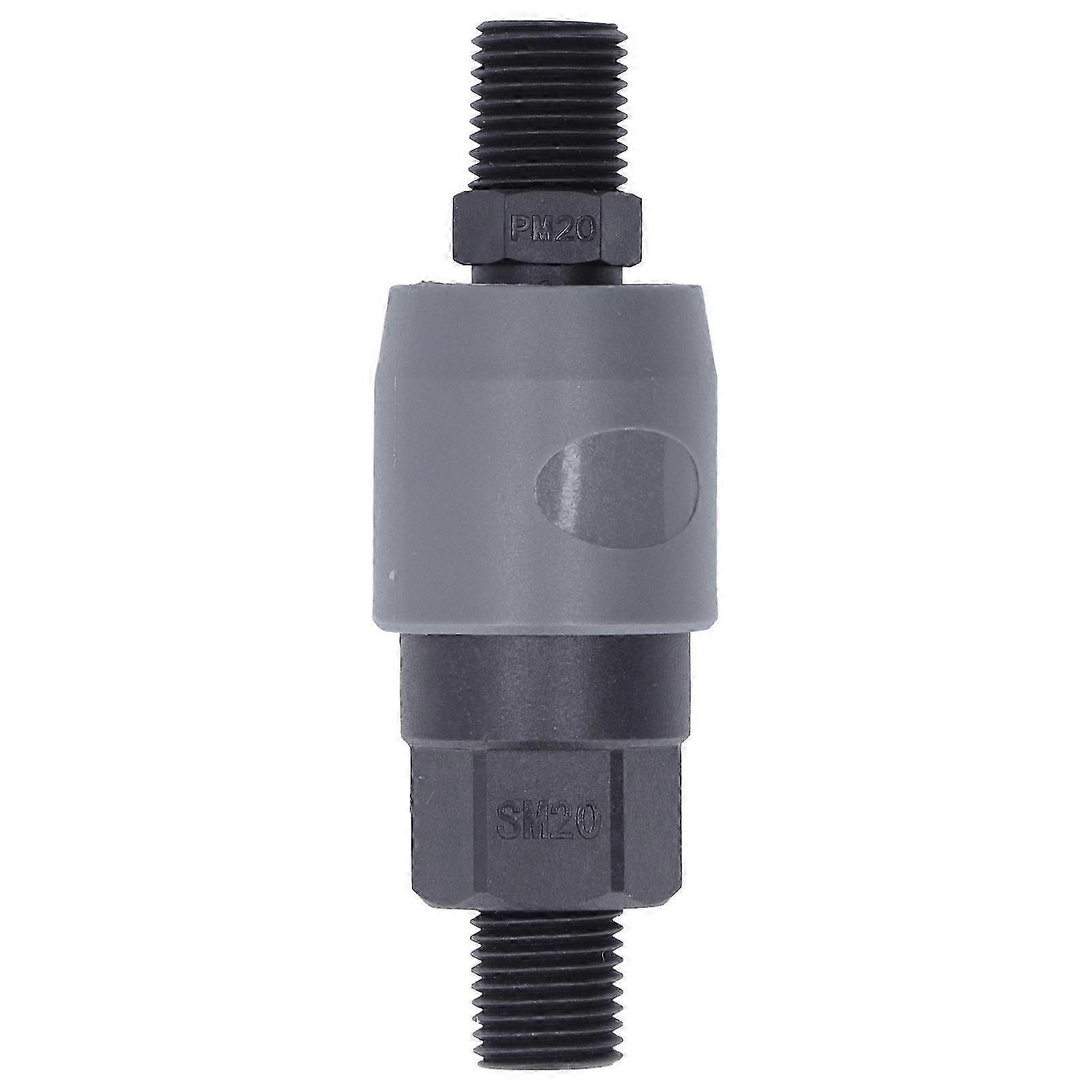 C Type Pneumatic Quick Connector Plastic Steel Self Locking Air Connector for PU Pipe
