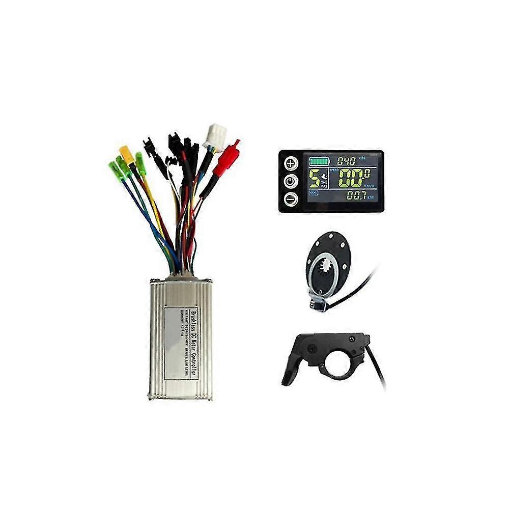 Electric Scooter Lithium Battery Modified Lcd-s866 Color Screen Instrument 17a Controller Power Booster Throttle Set--
