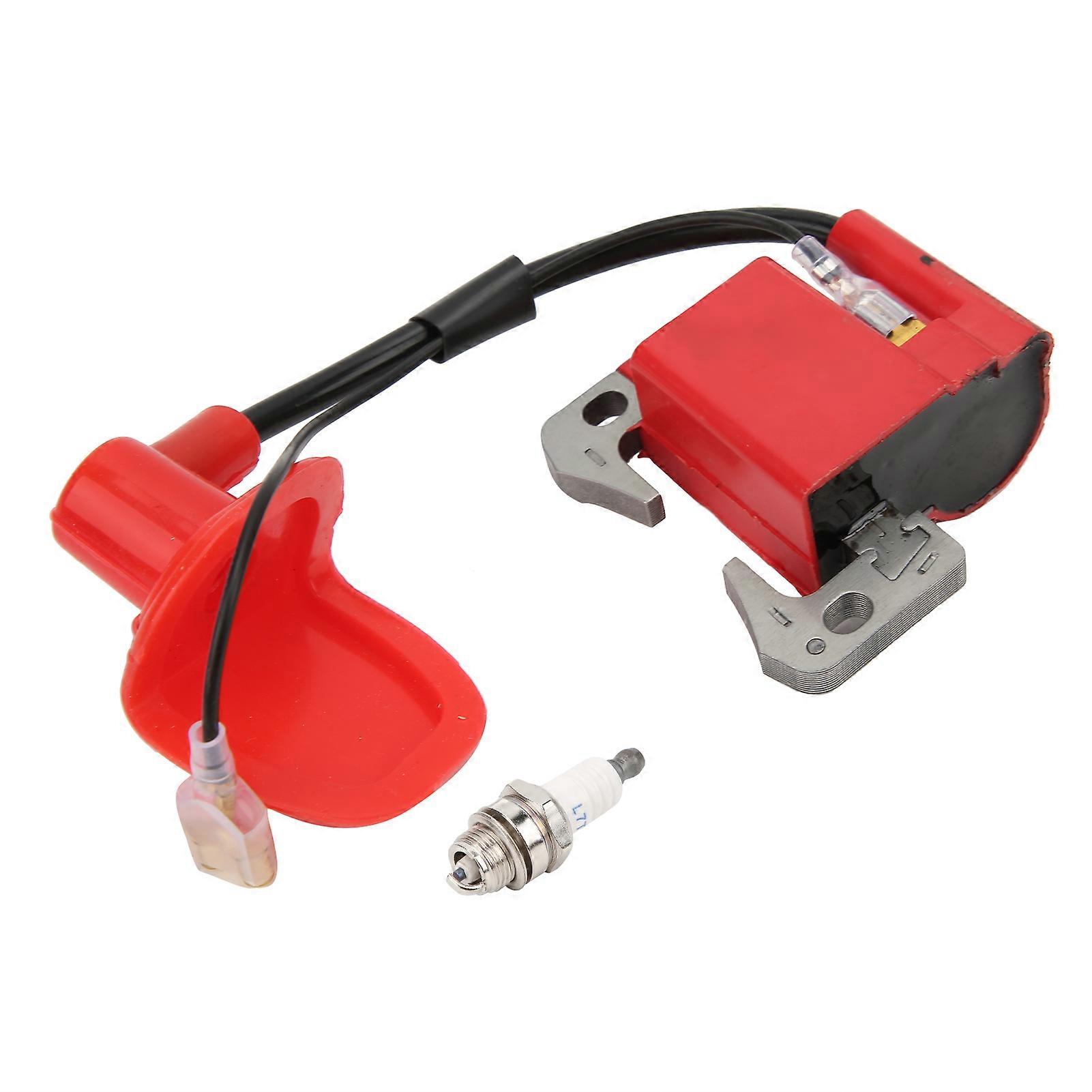 52mm Ignition Coil L7T Spark Plug Kit Upgrading for 2 Stroke 47CC 49cc ATV Pocket Bike Go Kart