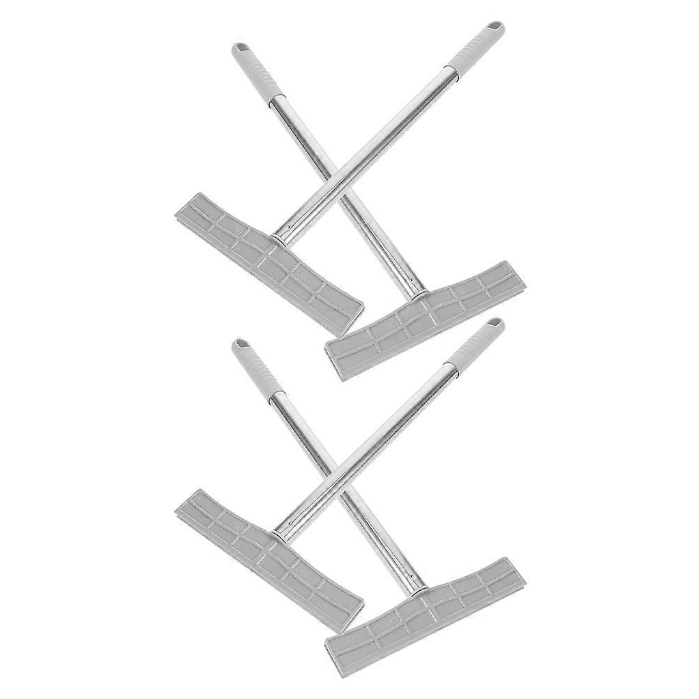 4pcs Stainless Steel Sign Holders for Placards, Display Sticks for Tour Guides, Airport Welcome Signs, Public Demonstrations, Sports Events – Easy