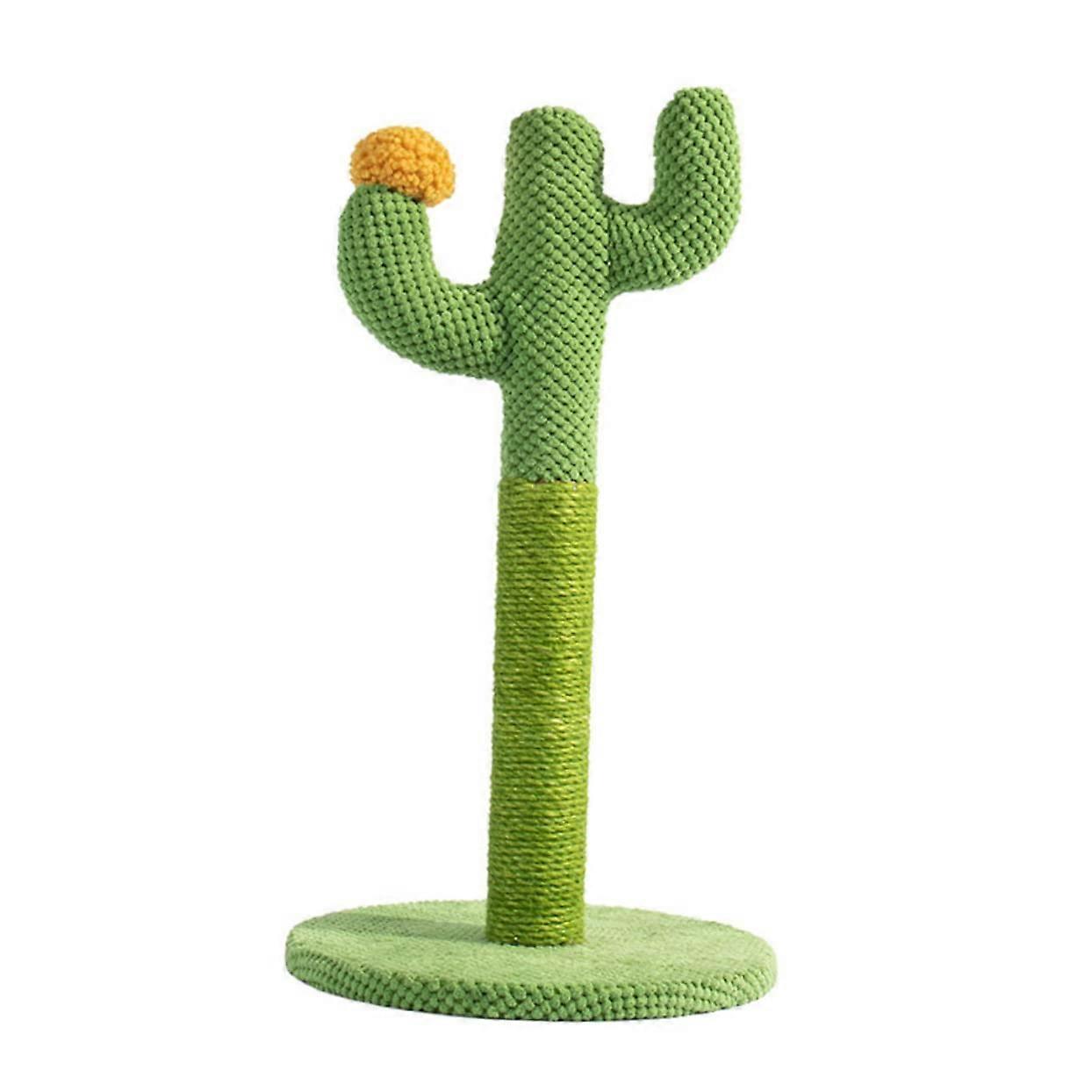 Cat Climbing Frame Indoor Sisal Scratching Post With Bed Included, Large Cat Tree Flax Green