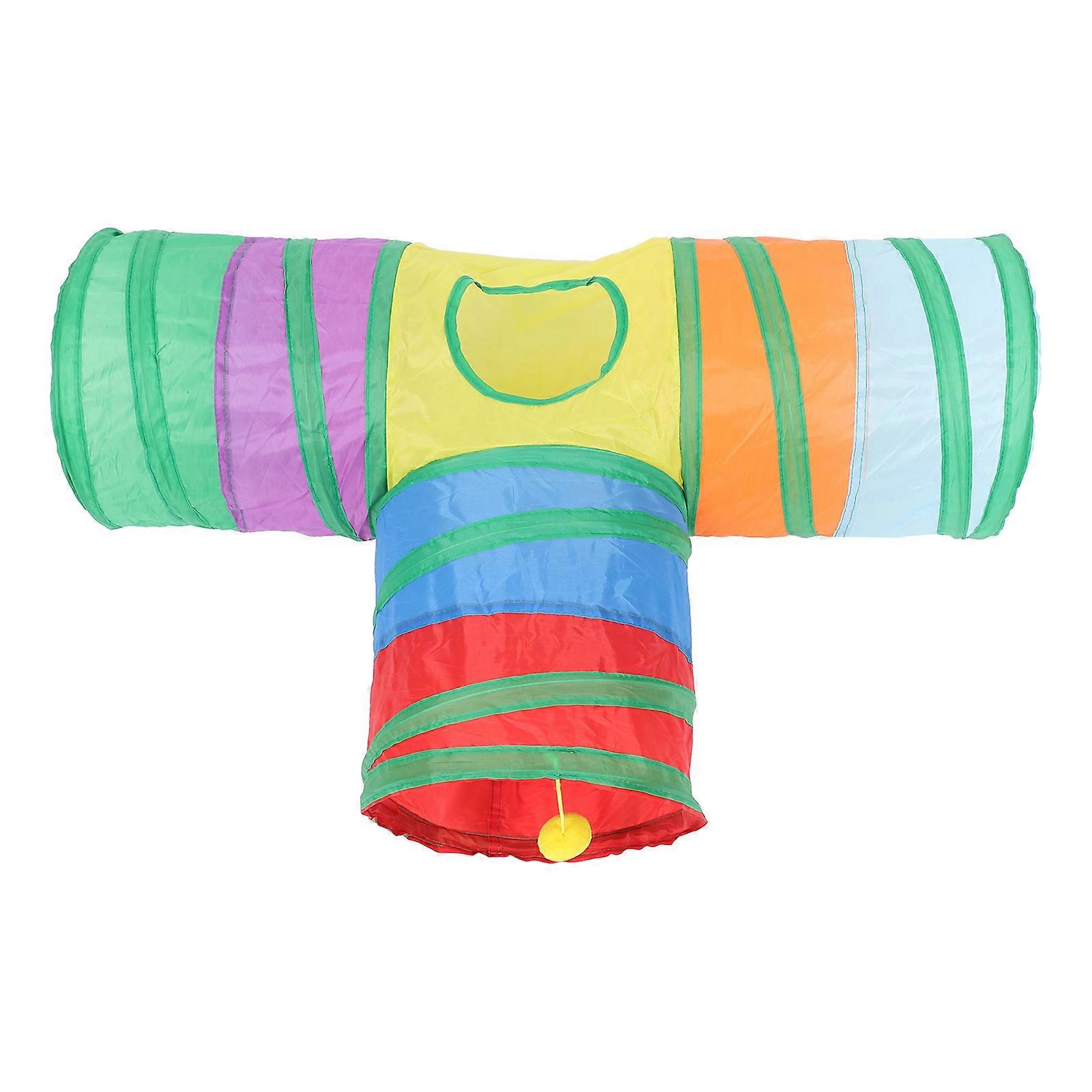 Pet Tunnel Cat Tube Tunnel Entertainment Durable Home Use Multi 1Pcs