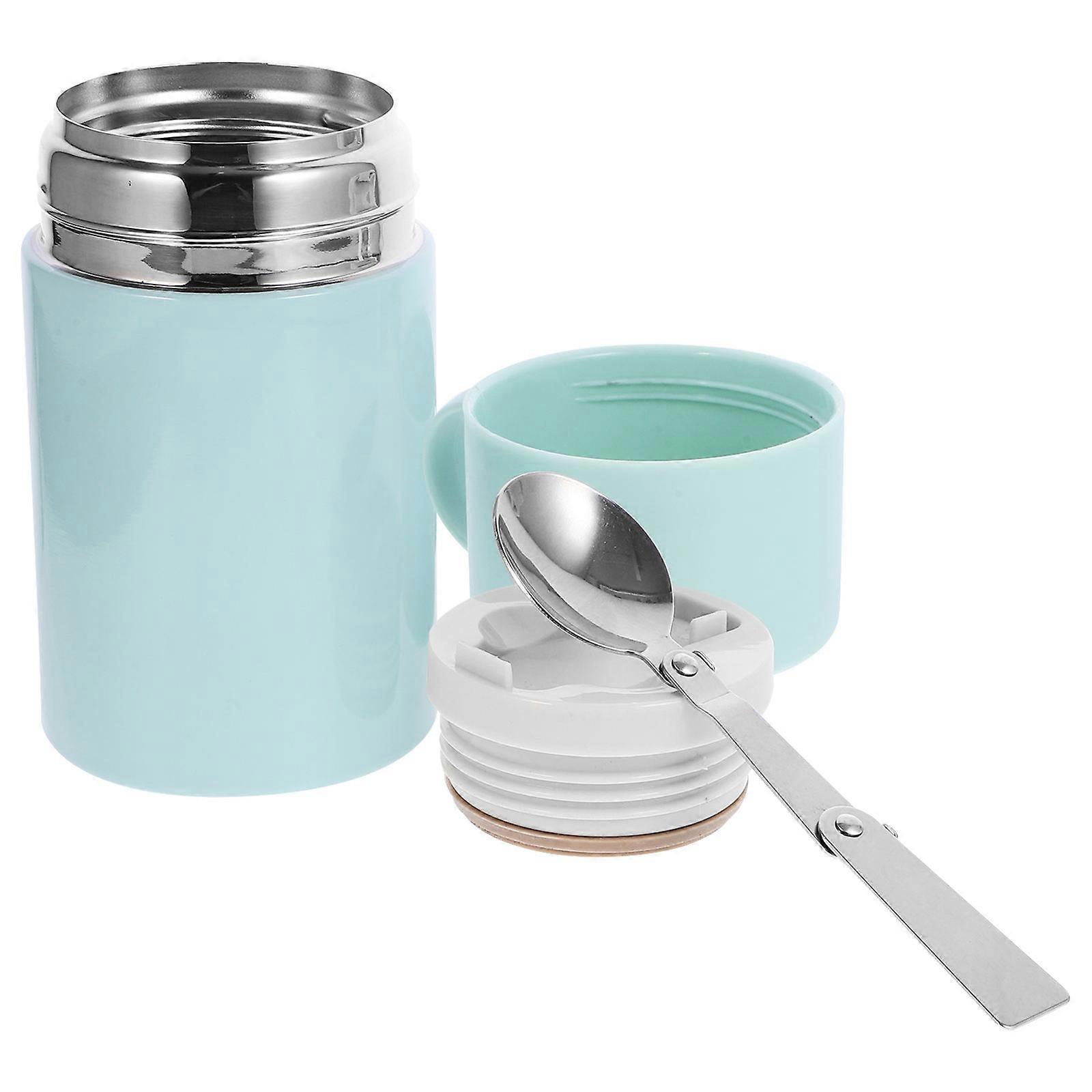 Insulated Food Jar Wide Mouth Insulated Food Jar For Work 550ML Storing Soup 1Pack