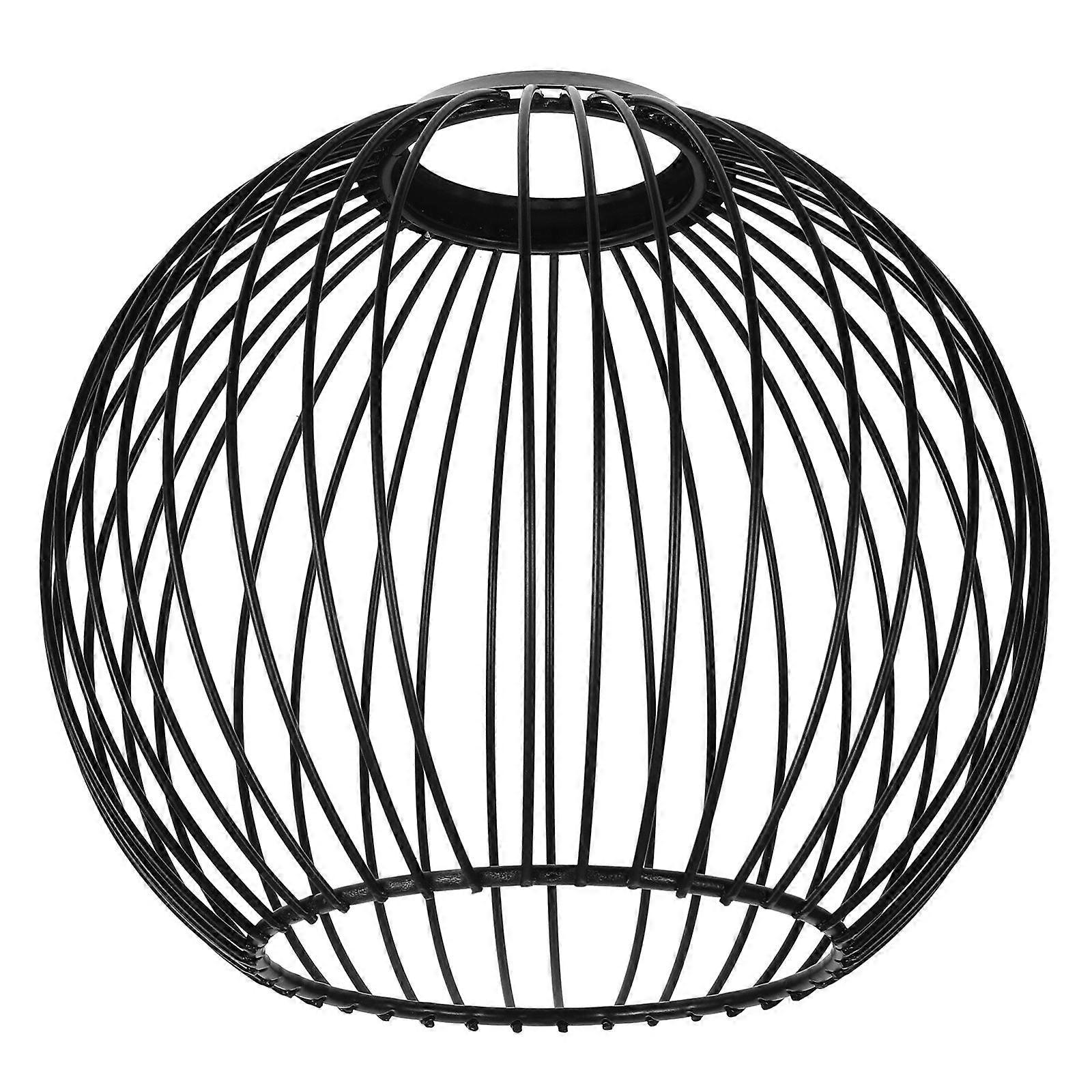 כיסוי מנורת אהיל חוט ברזל מנורת וינטג' גוון אהיל חלול החלפת אהיל