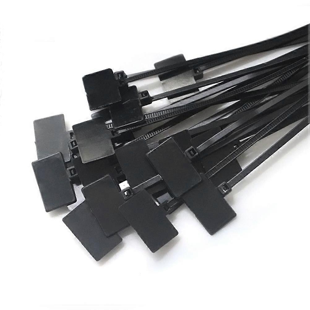Zip Tie Tags Self-Locking Nylon Cable Ties For Power Lines Workshop Use 16X2.5Cm 250Pcs