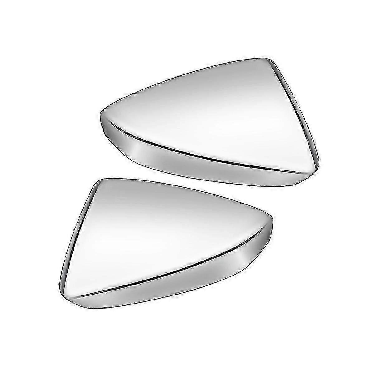 Car Silver Rearview Side Mirror Cover Trim Frame Caps for Compatible Models 2022 2023