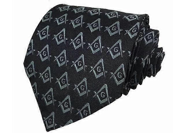 Masonic Regalia Craft Masons Silk Tie With Square Compass & G