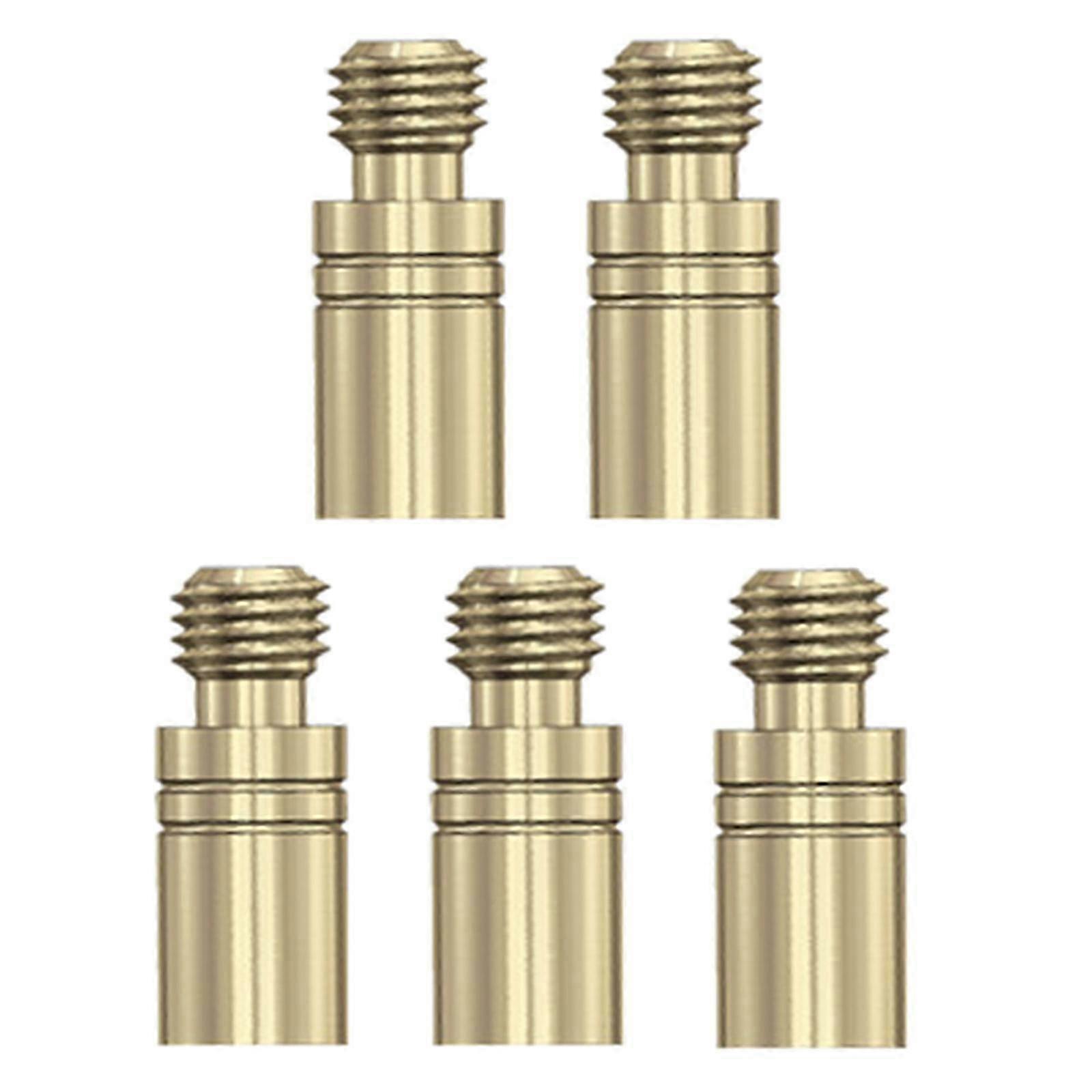 cinque Pcs 2BA thread Dart Weight Add Accentuators Tool Professional Counterweight Accessories 1.5g/2g/2.5g/3g Silver 3.0g