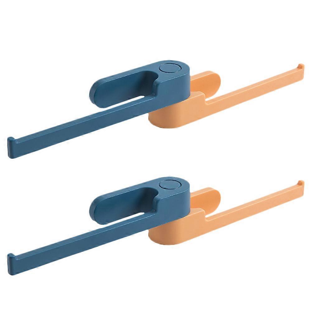 Multipurpose Wardrobe Hanger Rotating Hanger Storage Organizer for Home Use Yellow Space Saving 2Pcs