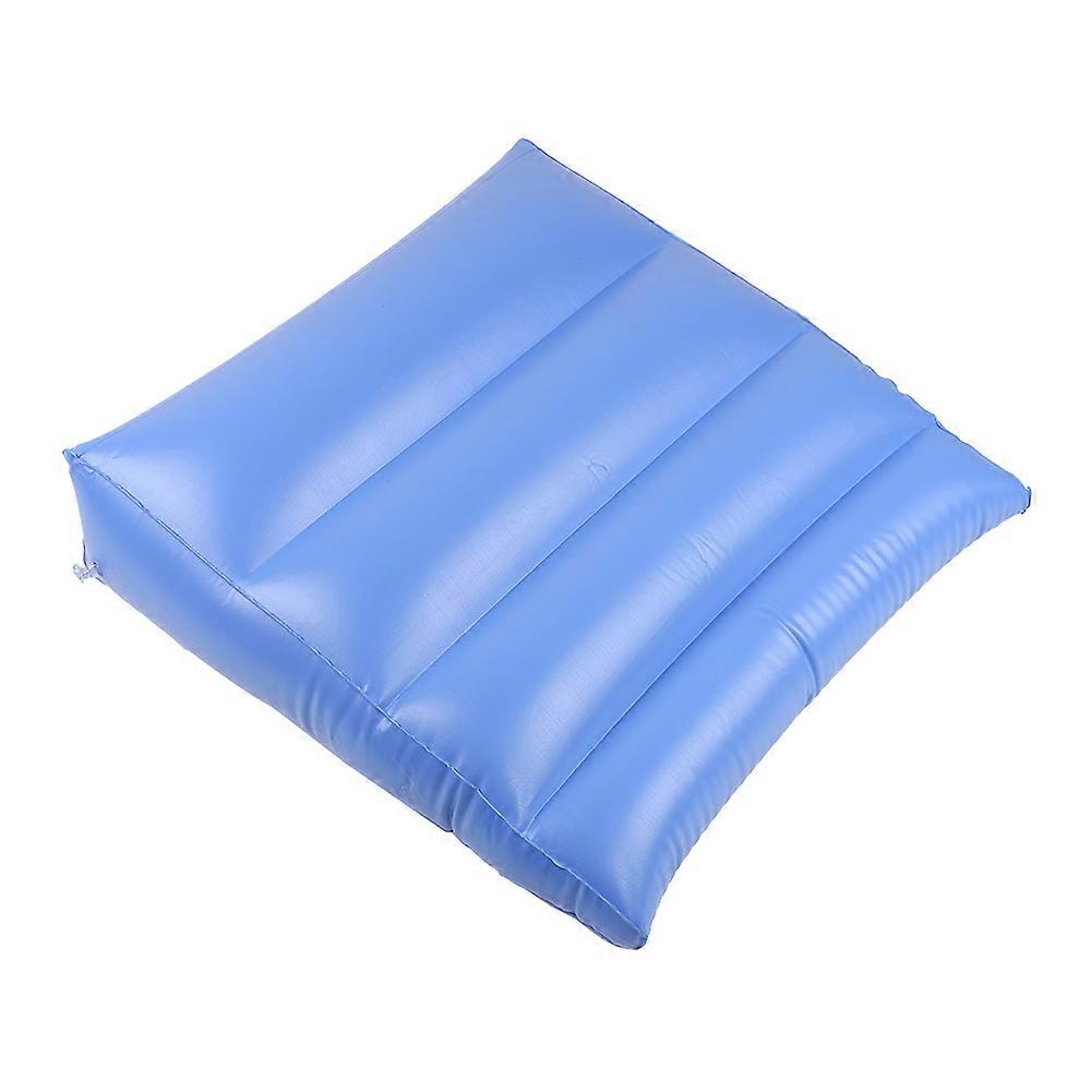 Multi Function Inflatable Back Cushion Anti Bedsore Triangular Cushion for Health Care Blue(Blue )