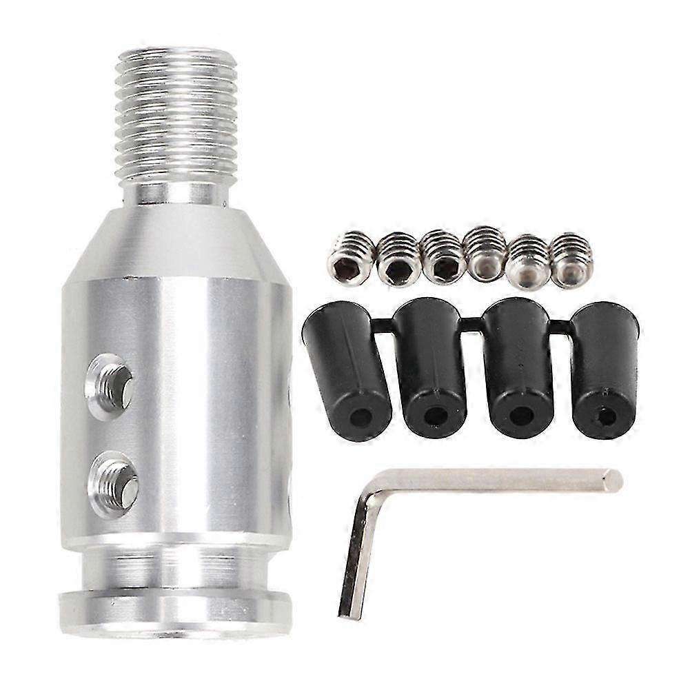Universal Car Shift Knob Adapter for Non Threaded Shifters 12x1.25