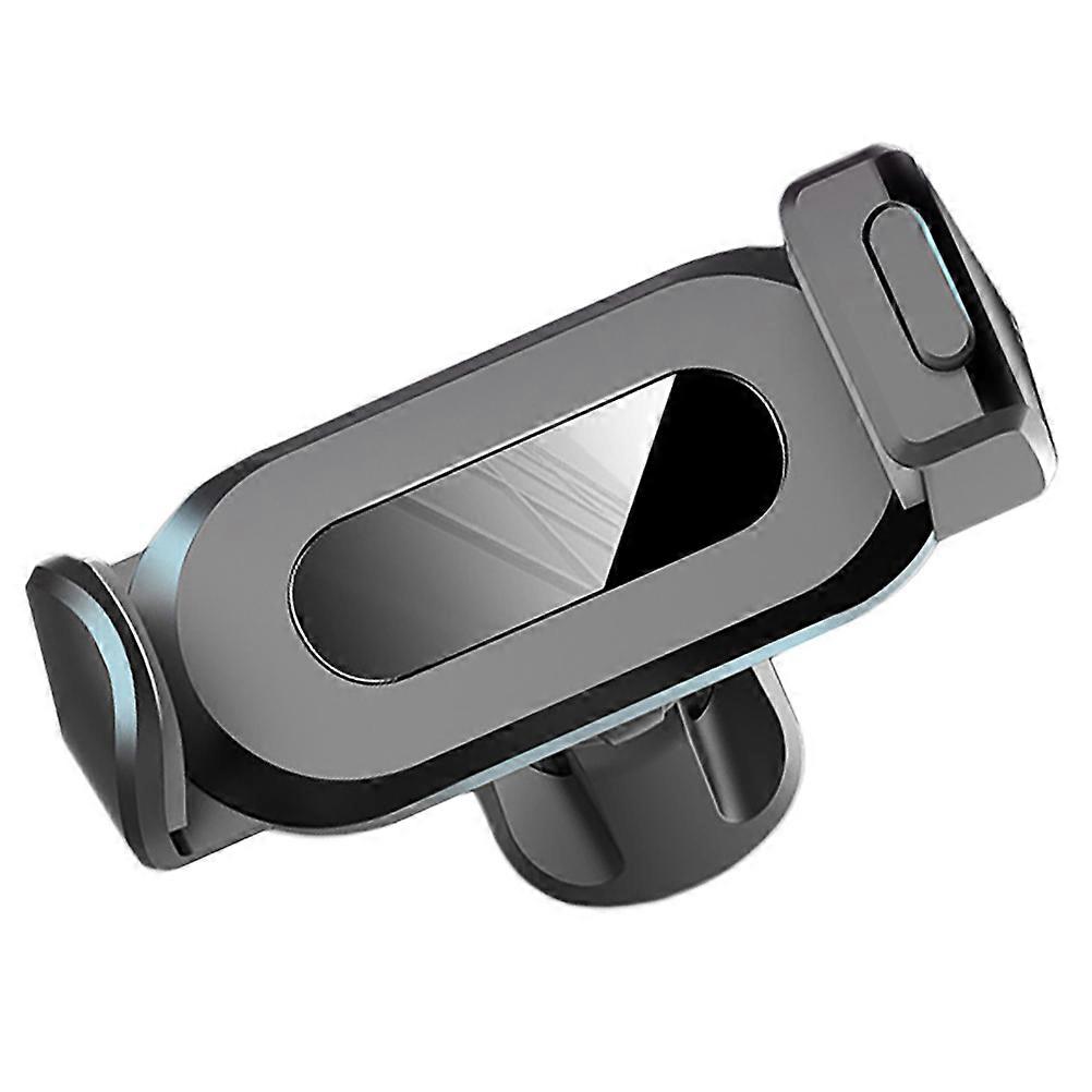 Universal Car Phone Holder Black Plastic Durable Design for Convenient Use Size 1pc
