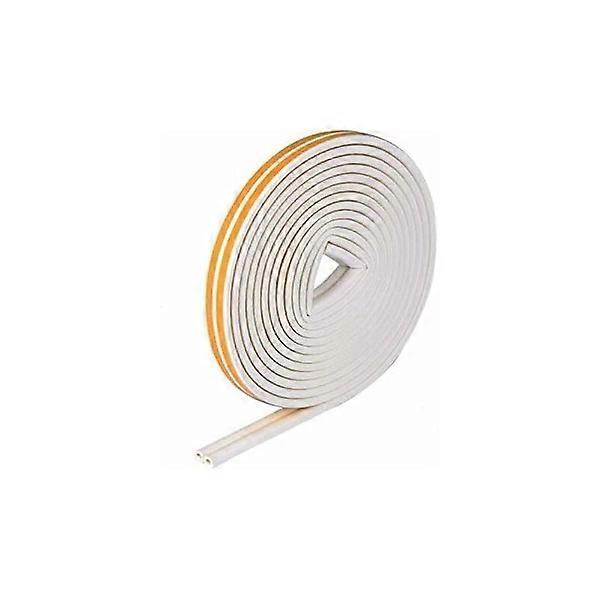 D-profile seal; self-adhesive rubber strips for doors and windows.