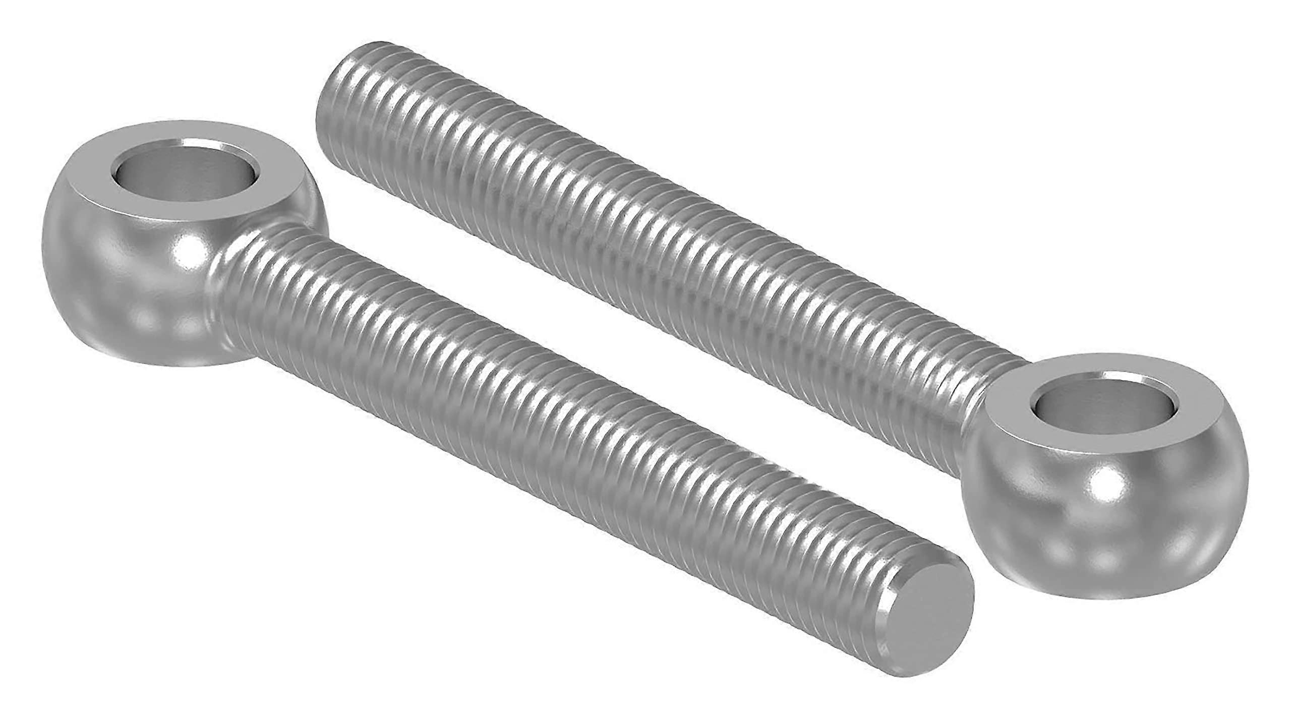 Boulon à œil en acier inoxydable M12 x 100, DIN 444, A2