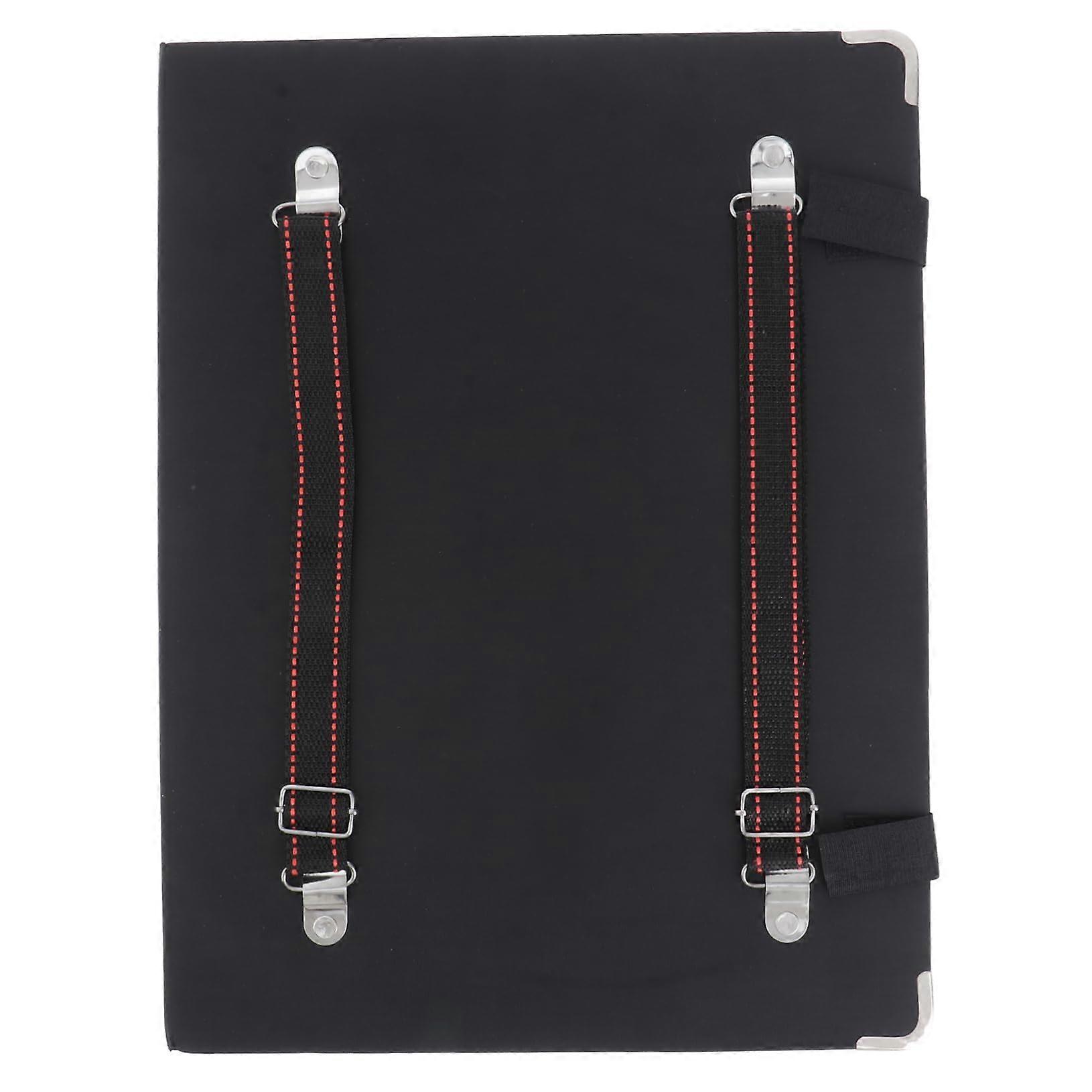Backpack Sketch Pads with Straps Artist Portfolio Case Black Tarpaulin