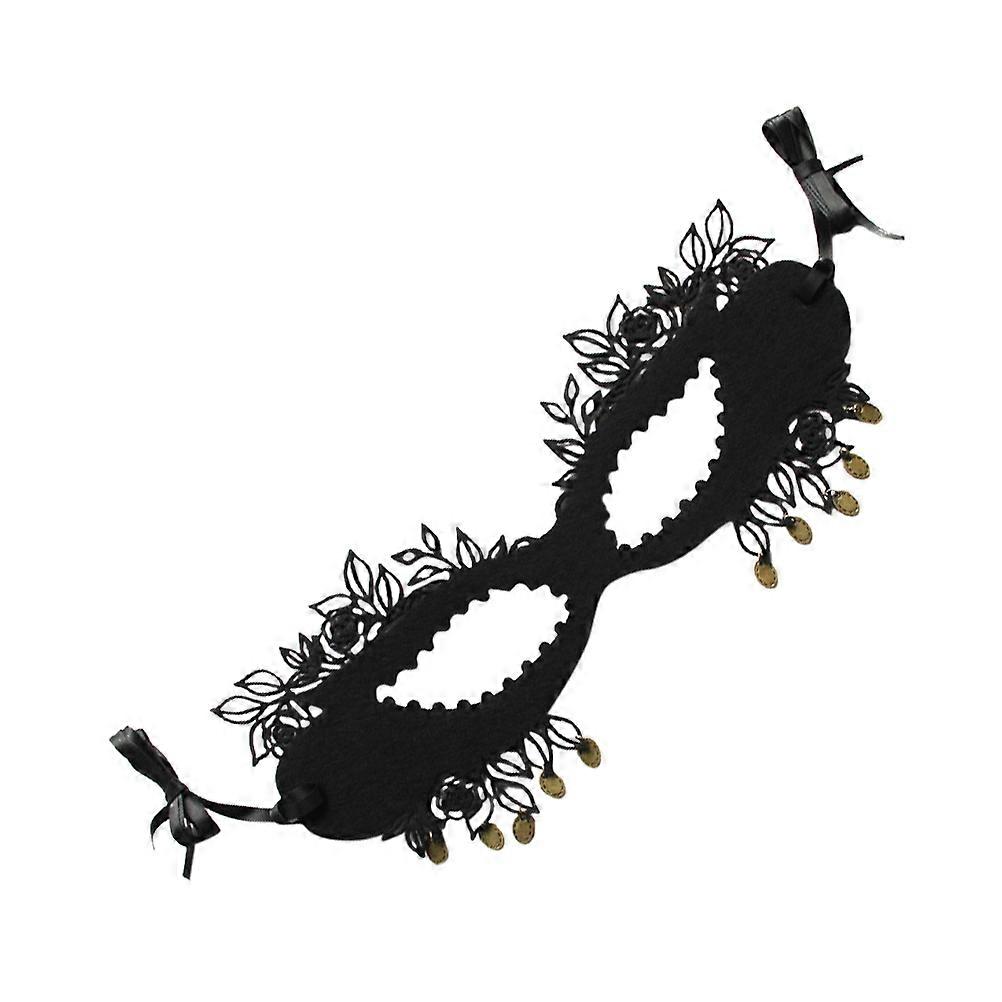 Black Rose Half Face Mask – Reusable, Breathable Cloth Design for Cosplay, Dance Parties, Events and Carnivals