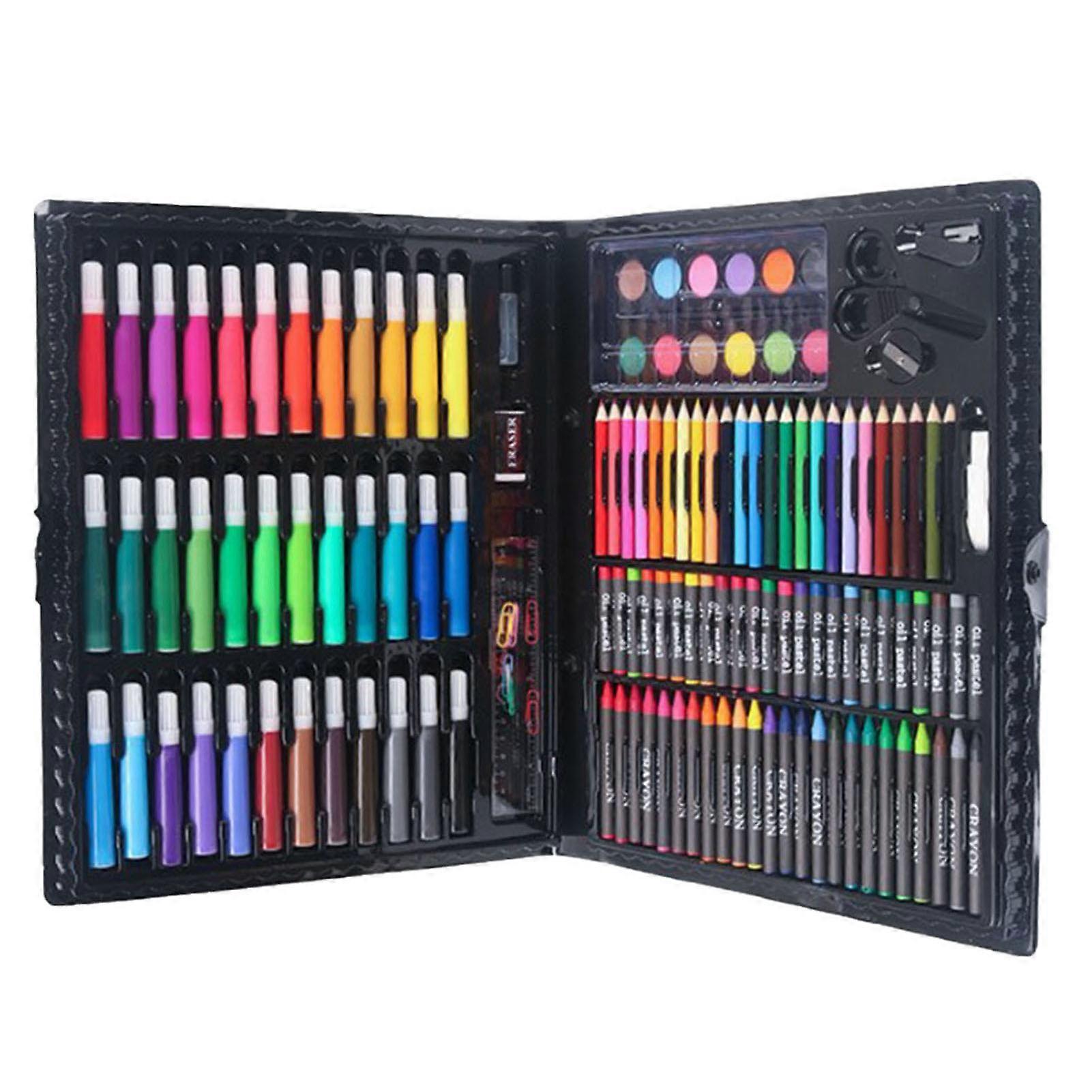 150pcs Kids Art Kit Stimulate Creativity Quick Drying Safe Washable Drawing Kit for Scrapbooking