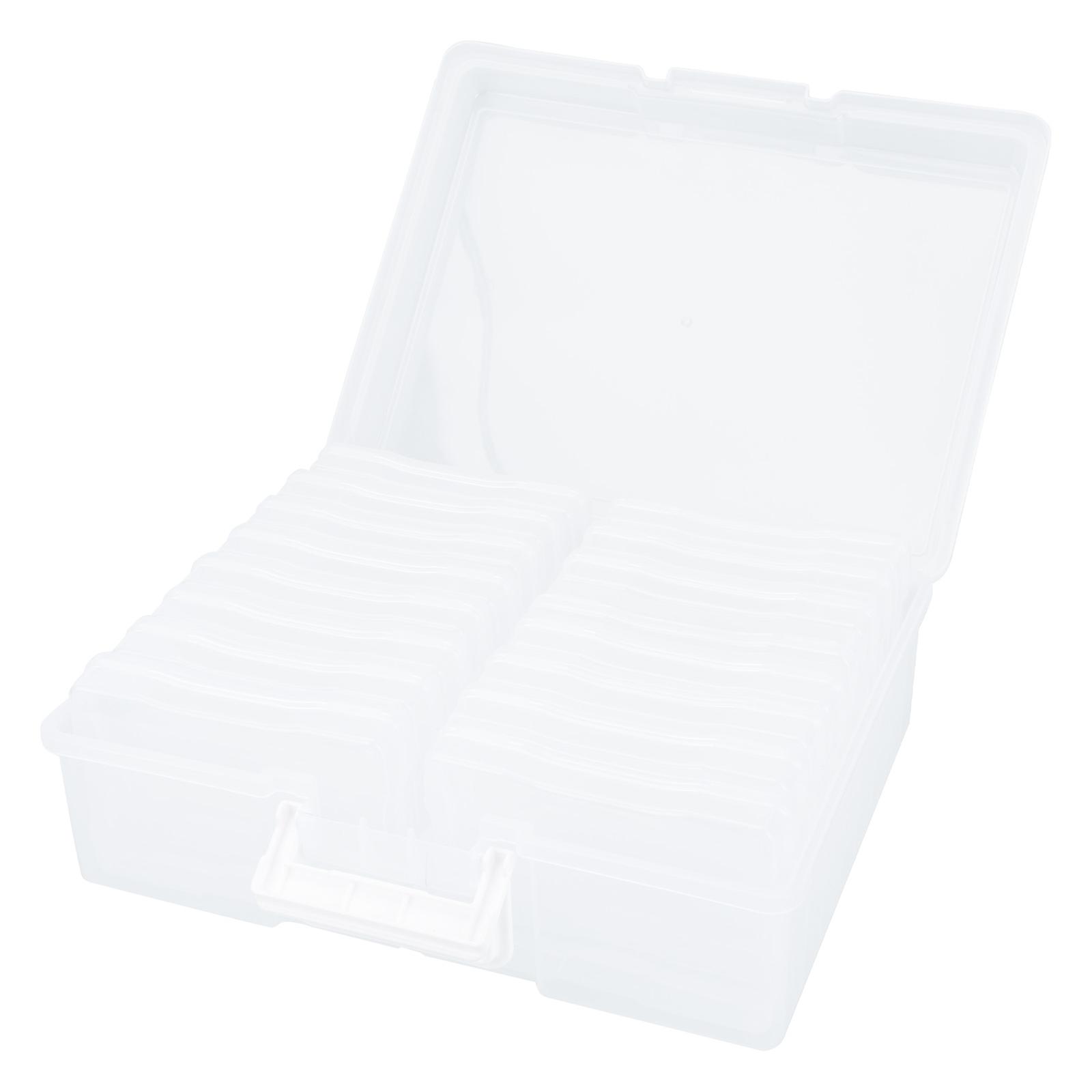 Practical Photo Storage Container Organize Photos For Office Supplies Durable PP Material 1Set
