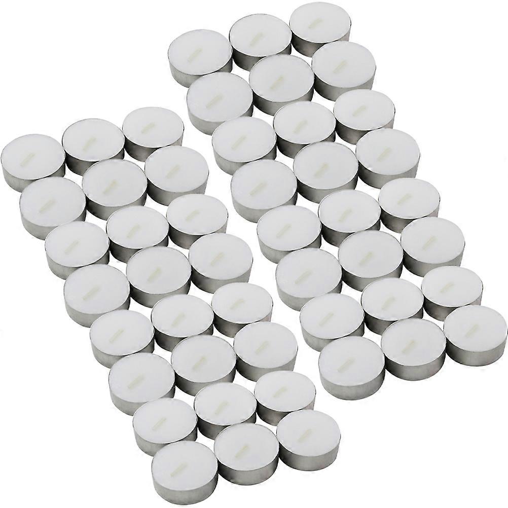 White Tea Candles Mini Candles Household Items Compact Design Decorative 100Pcs