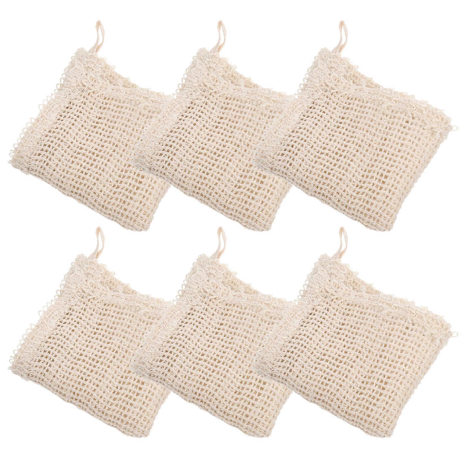 Bath Exfoliator Towels For General Users Effective Skin Cleansing Tool Lightweight Design 6Pcs