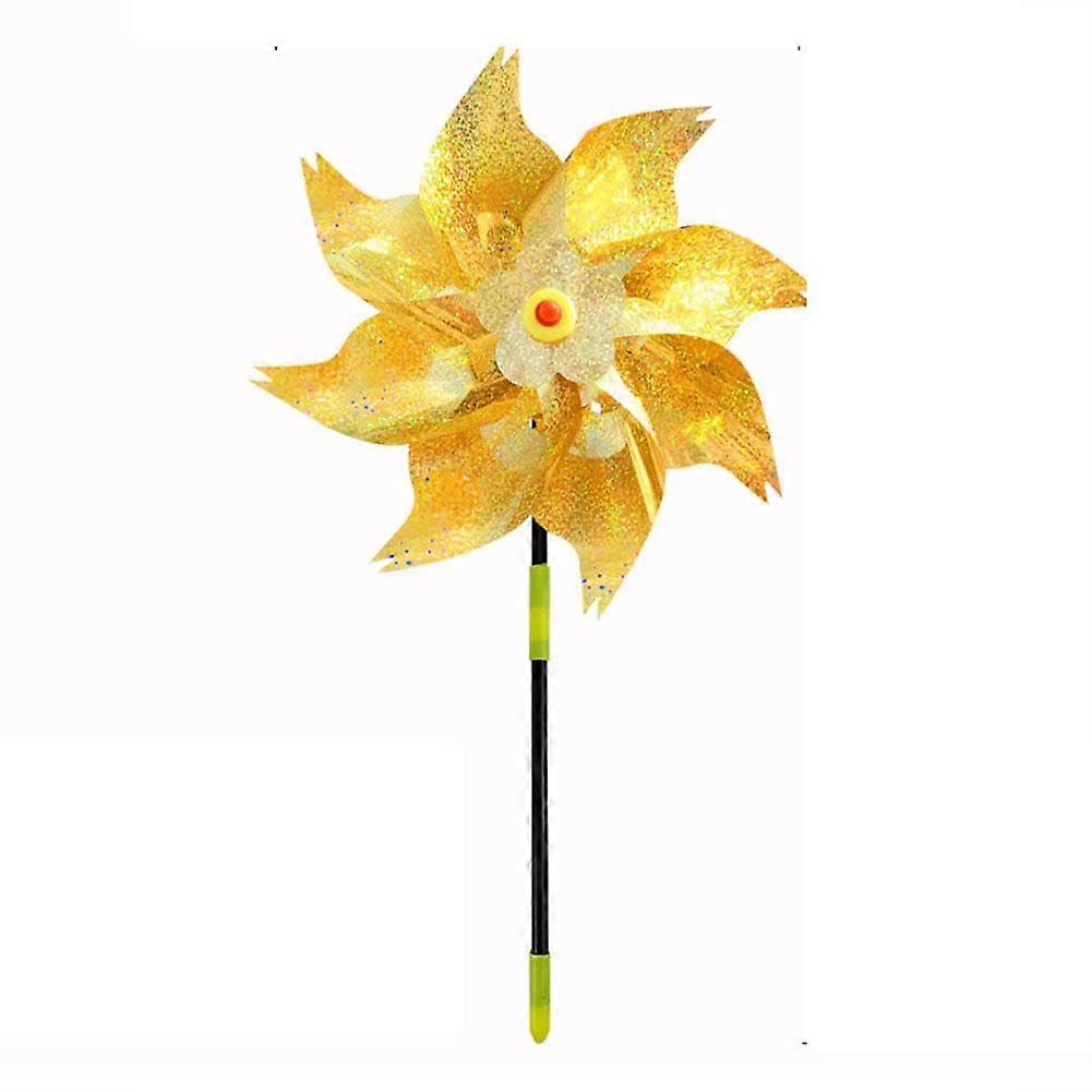 Reflective Wind Turbines with Pegs for Garden, Extra Sparkling Wind Spinner