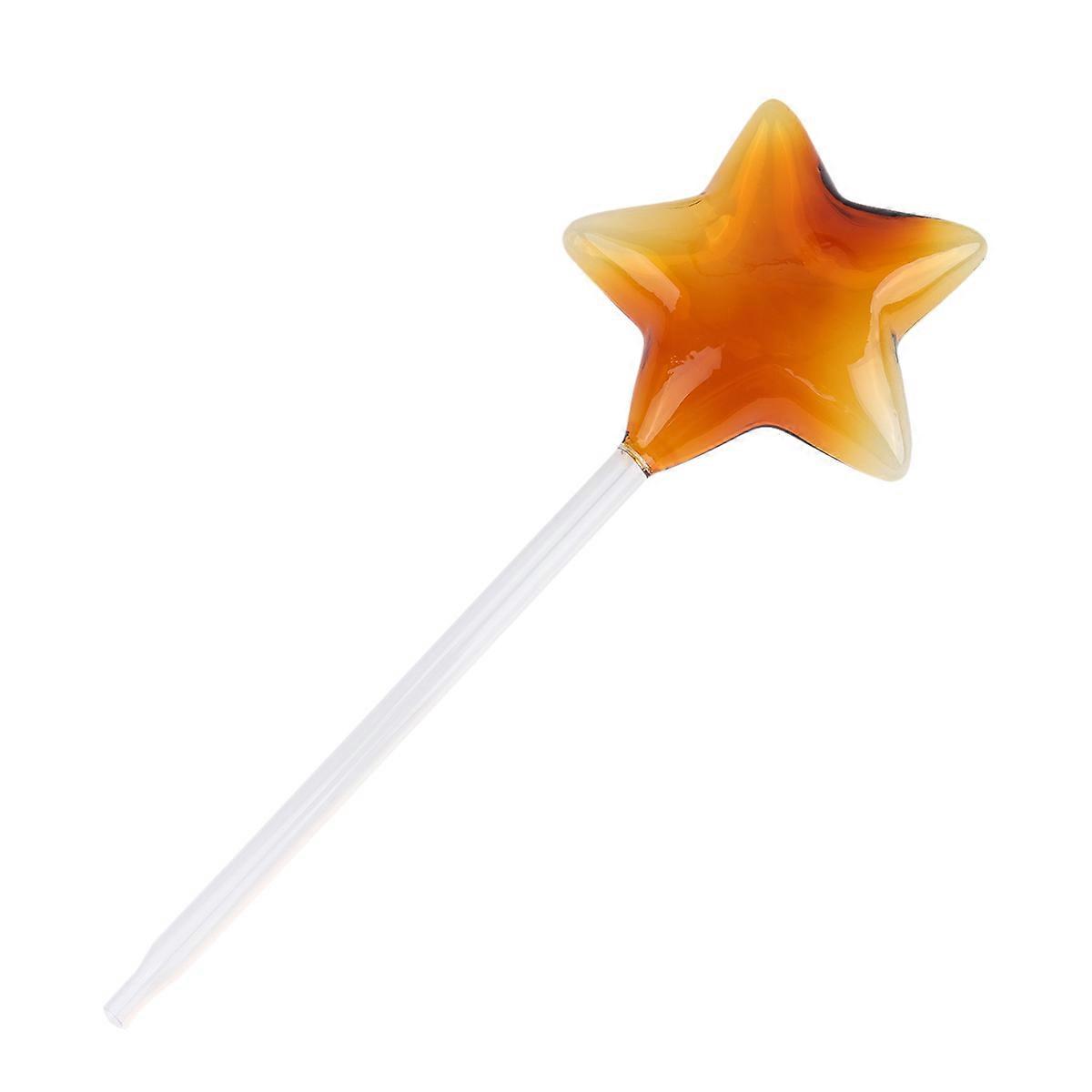 Lazy Watering Machine Star Shaped Automatic Watering Planter Yellow Home Shop 10*26cm Self-Watering 1Pc