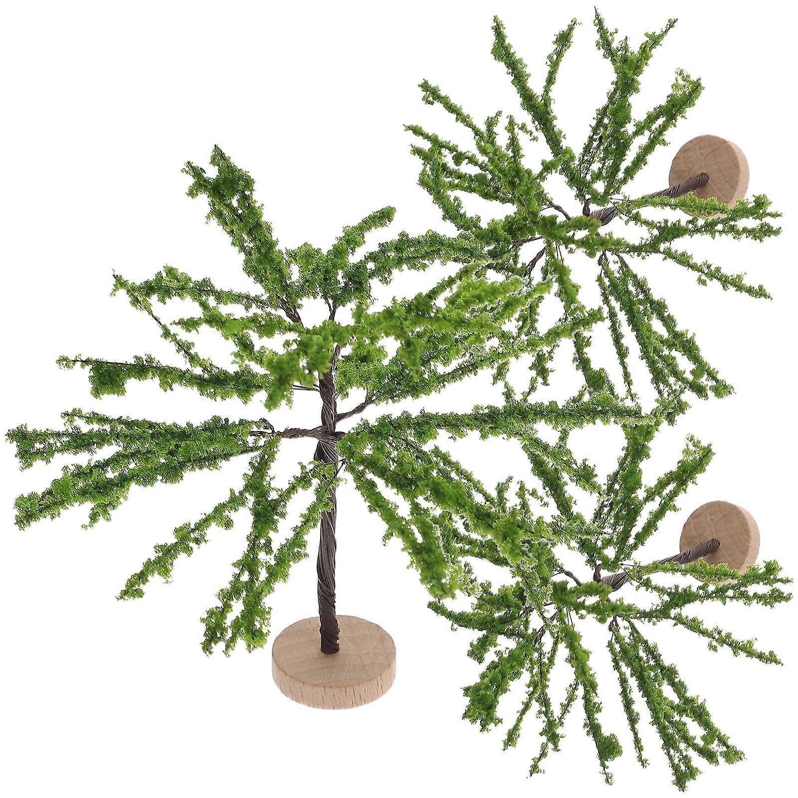Toy Trees For Project Miniature Trees DIY Projects Scene Layout Miniature Tree Shape 3Pcs