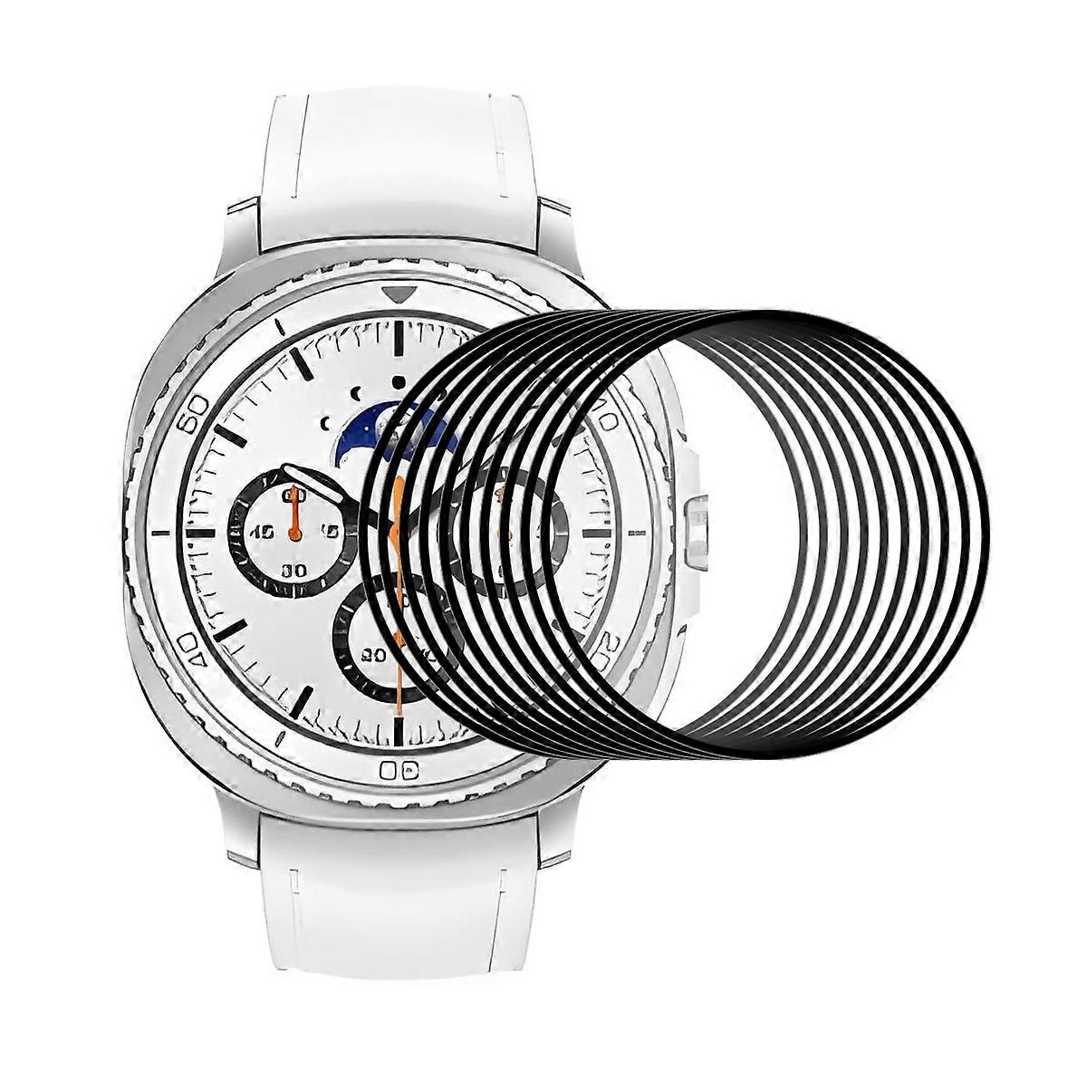 TKdaddy For Samsung Galaxy Watch8 クラシック 46mm 10 個スクリーン プロテクター ENKAY HAT PRINCE 3D 曲面 PC + PMMA ウルトラ クリア フィルム 透明