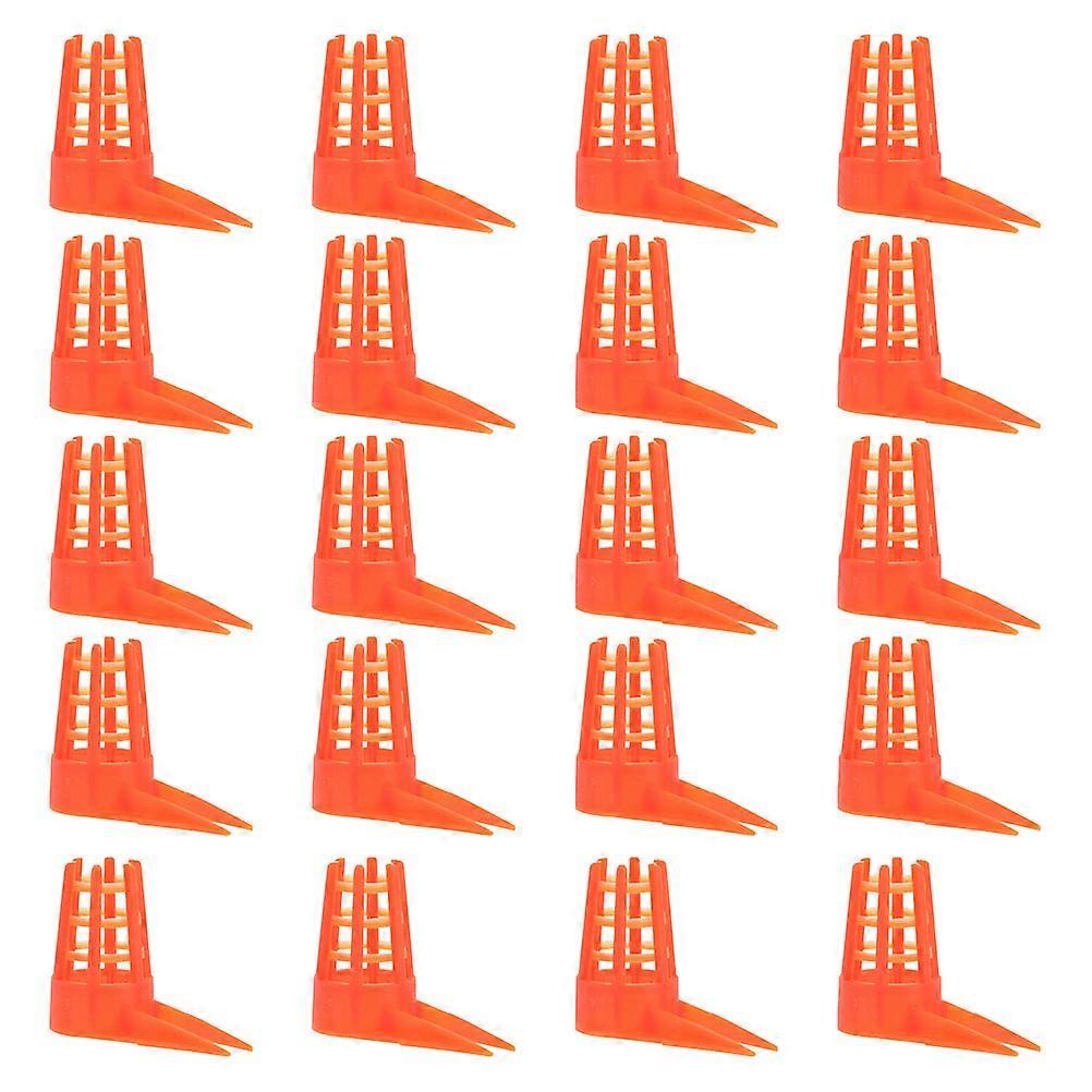 Durable Bee Cages Beekeeper Supplies 30Pcs Orange 3.40X2.50X1.20CM Monitor Hive Health For Beekeeping