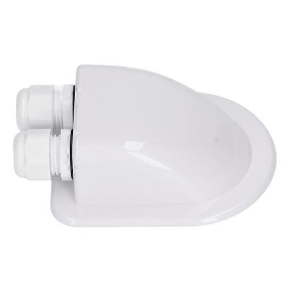 ABS cable junction box waterproof solar panel double wire cable input box for external power supply white