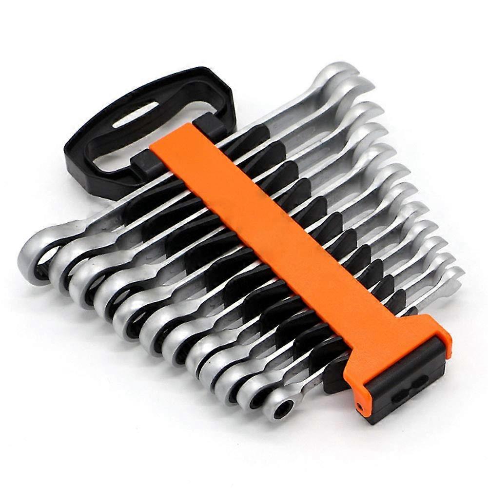 Ratchet Wrench Set, 12Piece DoubleEnded Wrench and Gear Ring Wrench Tool