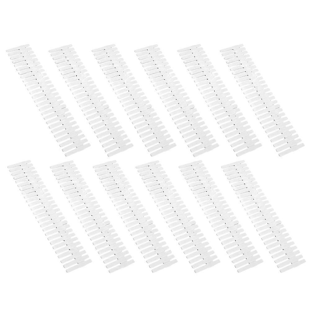 Household Plastic Drawer Dividers Adjustable Separator Storage Organization White 45x7cm DIY Design 12Pcs