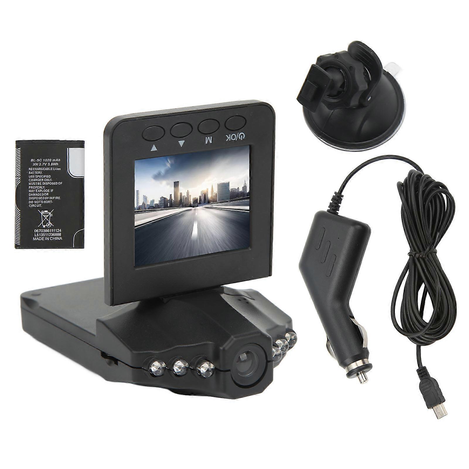 1080P HD Automotive Recorder Camera Infrared Night Vision with 2.5in Color Display Car Video Recorder for Outdoor