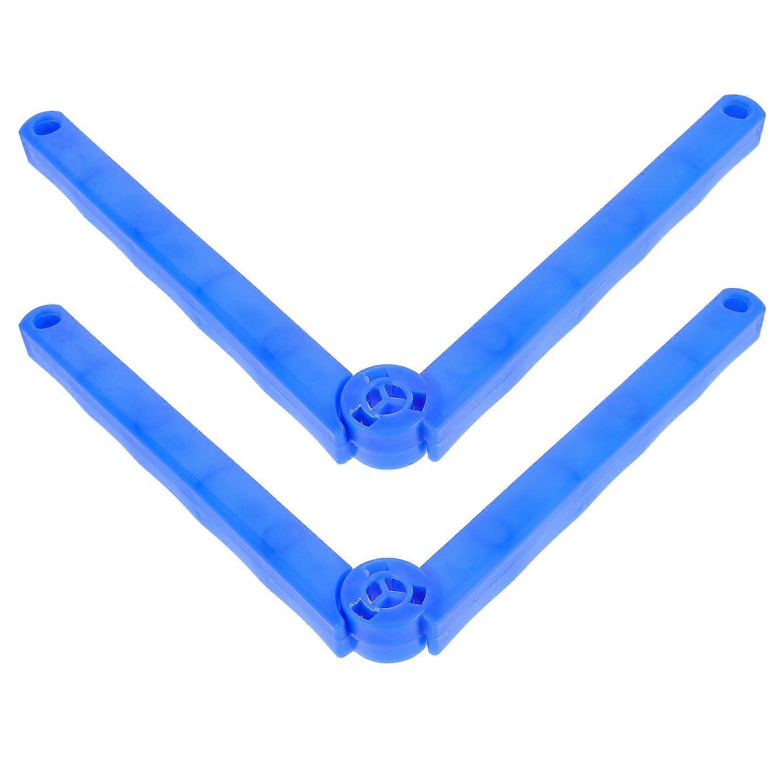 Plastic Clothes Drying Rack Part Wing Ends For Home Use Easy To Install Sturdy Support 2Pcs