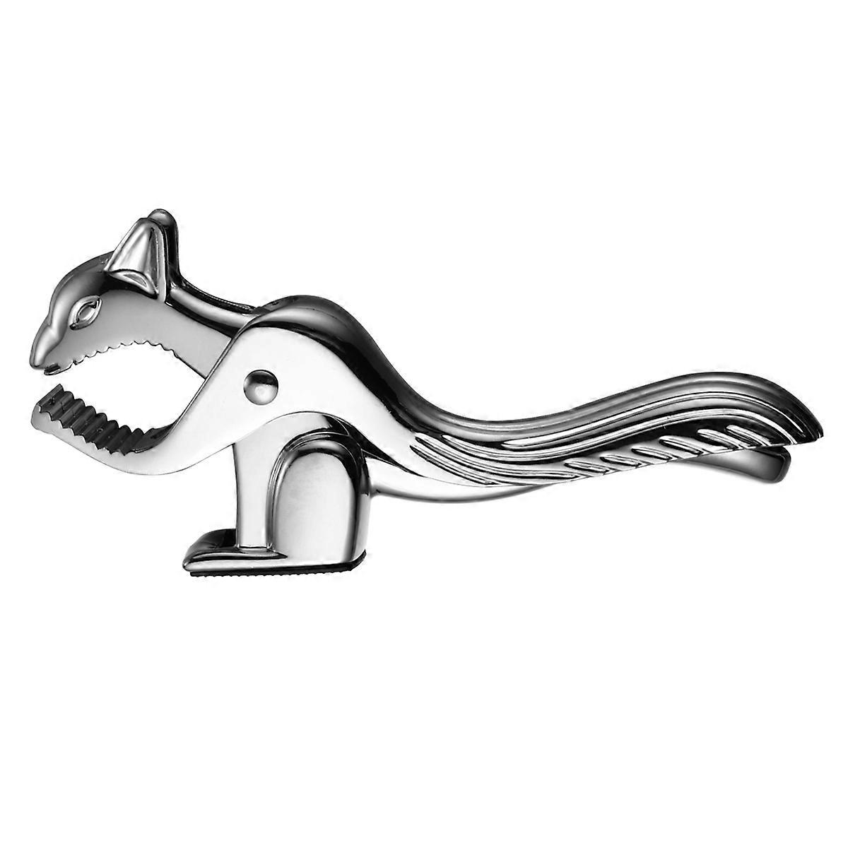 Squirrel Shaped Walnut Clip with Zinc Alloy and Plastic for Home Use and NonSlip 2.5 x 1.8 inches