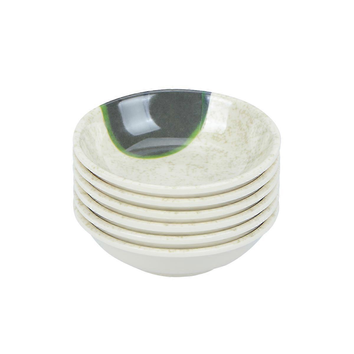 Sauce Plates for Kitchen Use Reusable Condiment Dish Ideal for Any Dining Occasion 6 Pieces
