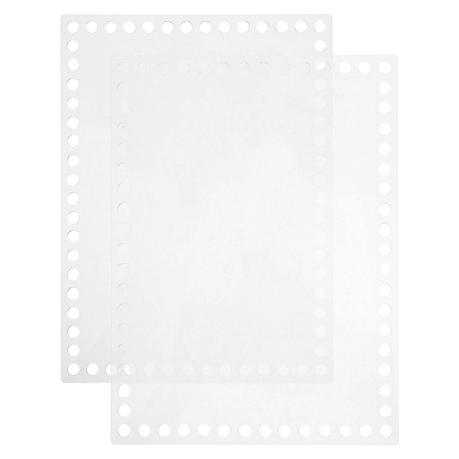 Homemade Weaving Material Board with Durable Acrylic for DIY Crafts at Home School 2PCS 20x15cm