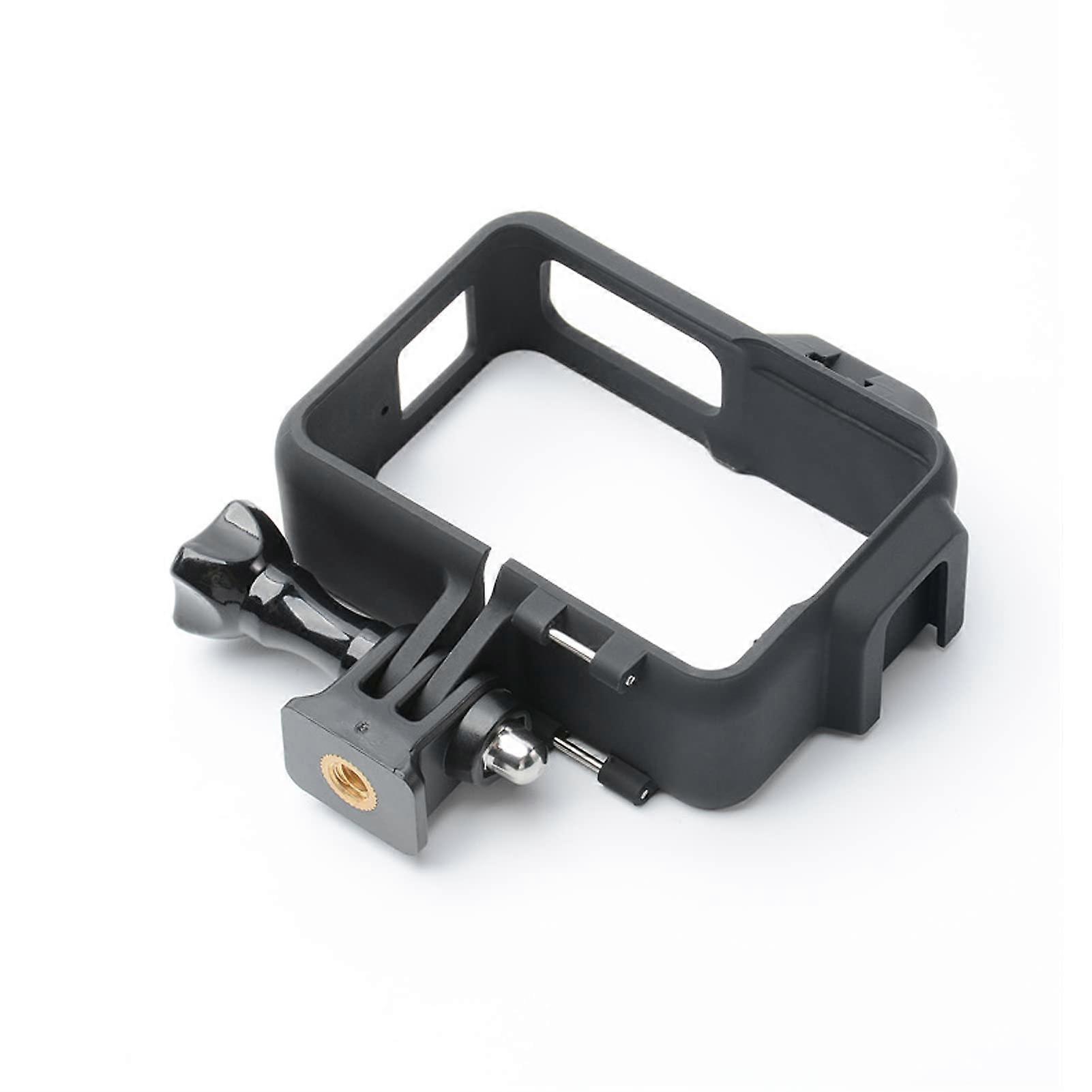 Camera Cage for One R Action Camera, Insta360 One R Compatible Cage Frame, 1/4" Adapter, Cold Shoe