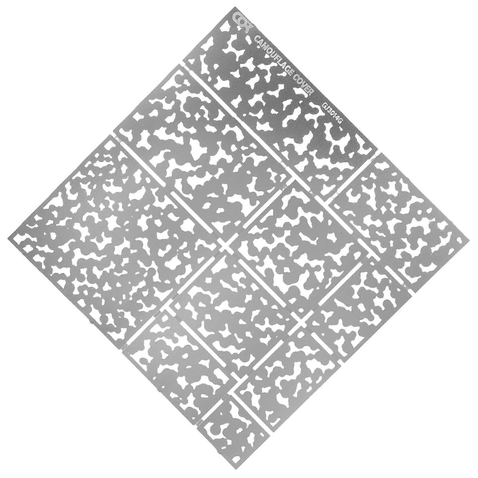 Camo Stencil Spray Template Multi Function Camouflage Cover Stencils for Creative Painting, Easy to Clean, Ideal for DIY Crafts and Model Painting
