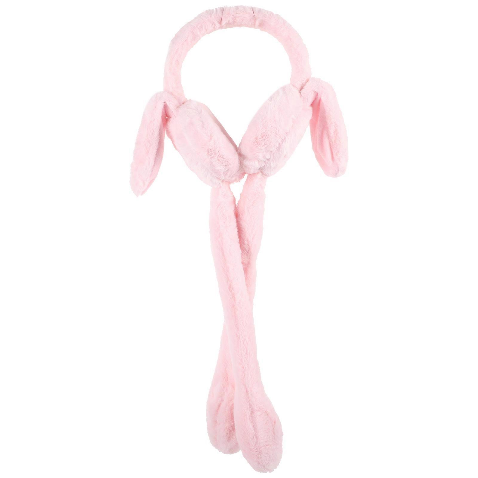 Fun And Eye-catching Rabbit Ears Earmuffs For Women Perfect For Fall And Winter Activities With Warmth Feature 1Pack